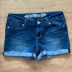 Express Cuffed Jean Shorts